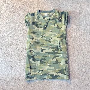 Gap camouflage cotton dress